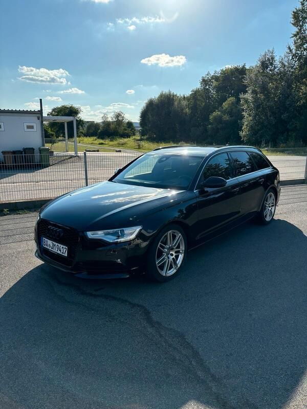 Schwarz Gebraucht 2014 Audi A6 S-Line Kombi | 14.499 € (Guter Preis) - Bild 1/4