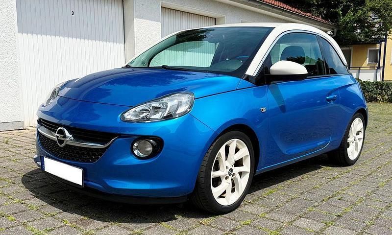 Blau Gebraucht 2016 Opel Adam Jam Kleinwagen | 5.499 € (Guter Preis) - Bild 1/4