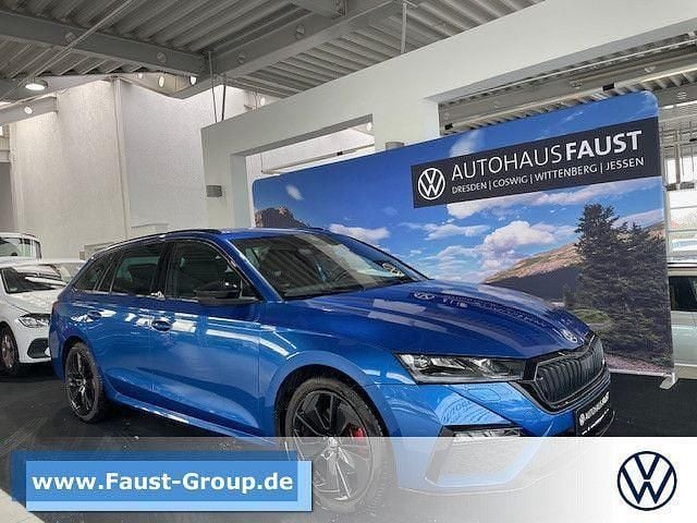 Blau metallic Gebraucht 2022 Skoda Octavia RS Kombi | 29.950 € (Fairer Preis) - Bild 1/4