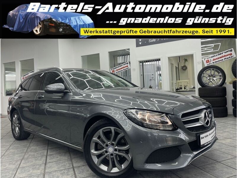 Grau Gebraucht 2015 Mercedes C200 Avantgarde Kombi | 15.900 € (Fairer Preis) - Bild 1/4