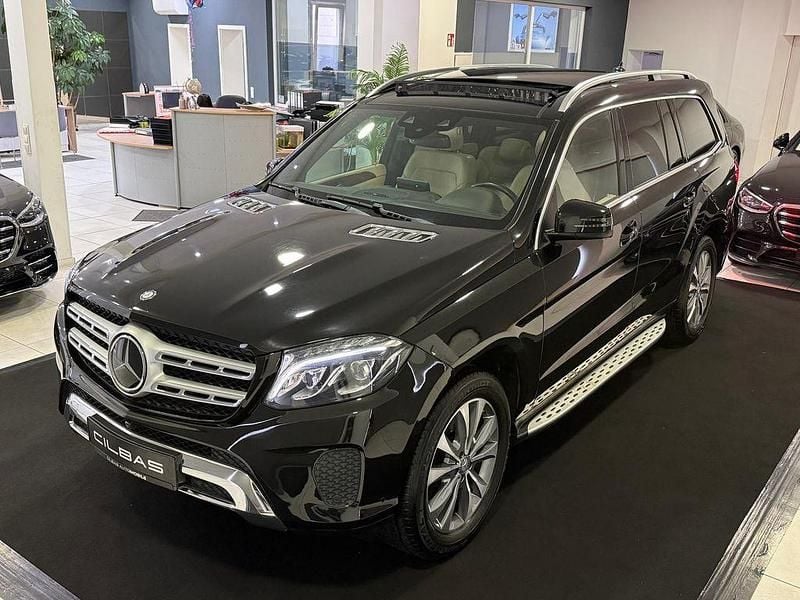 Obsidianschwarz metalliclack Gebraucht 2016 Mercedes GLS350 SUV | 38.900 € (Fairer Preis) - Bild 1/4