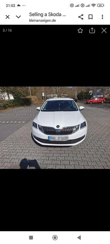 Weiß Gebraucht 2018 Skoda Octavia Kombi | 9.999 € (Guter Preis) - Bild 1/4