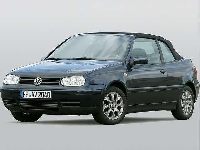 Schwarz Gebraucht 2002 VW Golf Cabriolet Conceptline Cabrio | 6.900 € (Teuer) - Bild 1/4