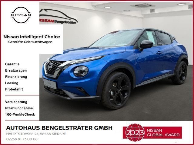 Blue/black Neu 2025 Nissan Juke Tekna SUV | 24.495 € (Fairer Preis) - Bild 1/4