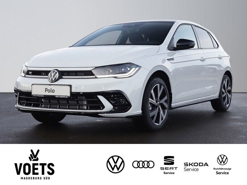 Weiß Gebraucht 2022 VW Polo R-line Kleinwagen | 31.390 € - Bild 1/4