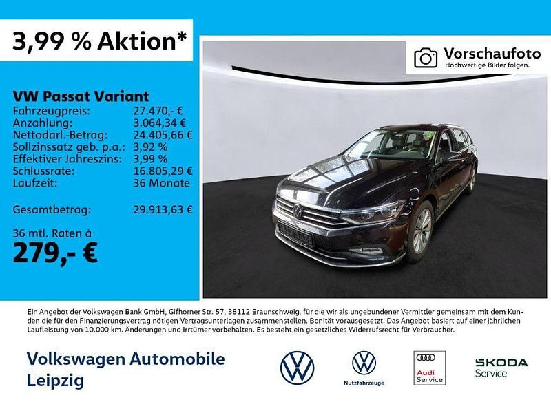 Schwarz Gebraucht 2022 VW Passat Elegance Kombi | 27.470 € (Fairer Preis) - Bild 1/3