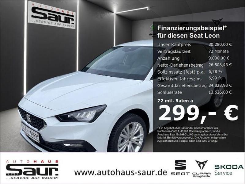 Gebraucht Seat Leon Style 150 PS (110 kW) 2024 Nevada weiss Limousine