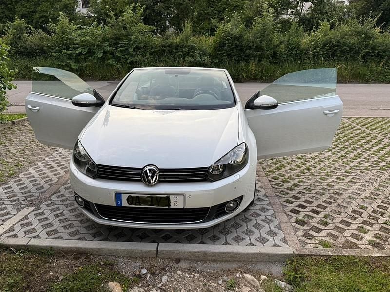Weiß Gebraucht 2016 VW Golf Cabriolet Cabrio | 12.900 € (Guter Preis) - Bild 1/4