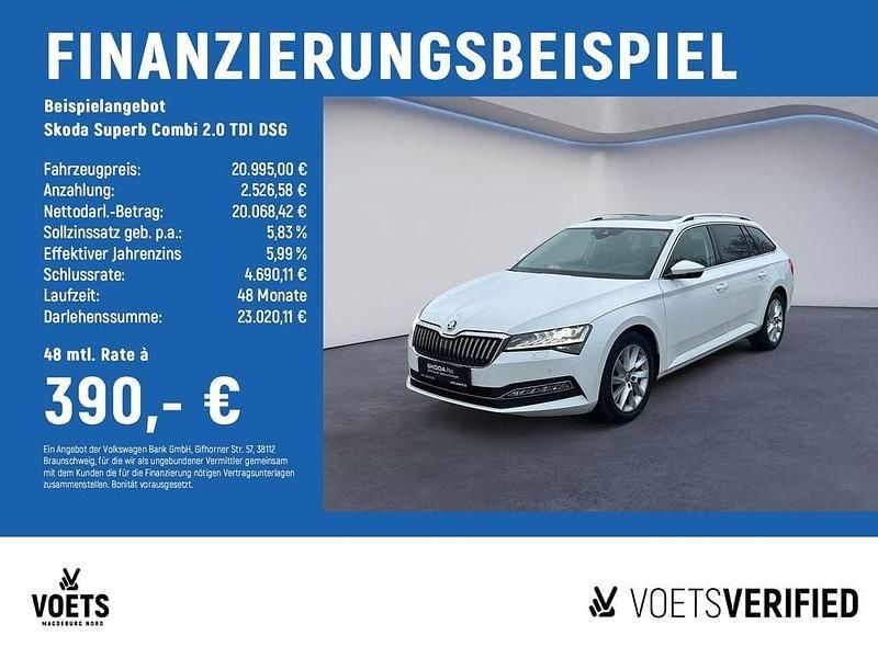 Gebraucht Skoda Superb Style 190 PS (139 kW) 2020 Weiß Kombi