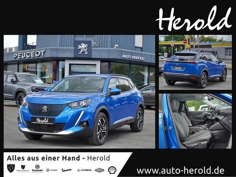 Blau Gebraucht 2021 Peugeot e-2008 Allure SUV | 15.900 € (Superpreis) - Bild 1/4
