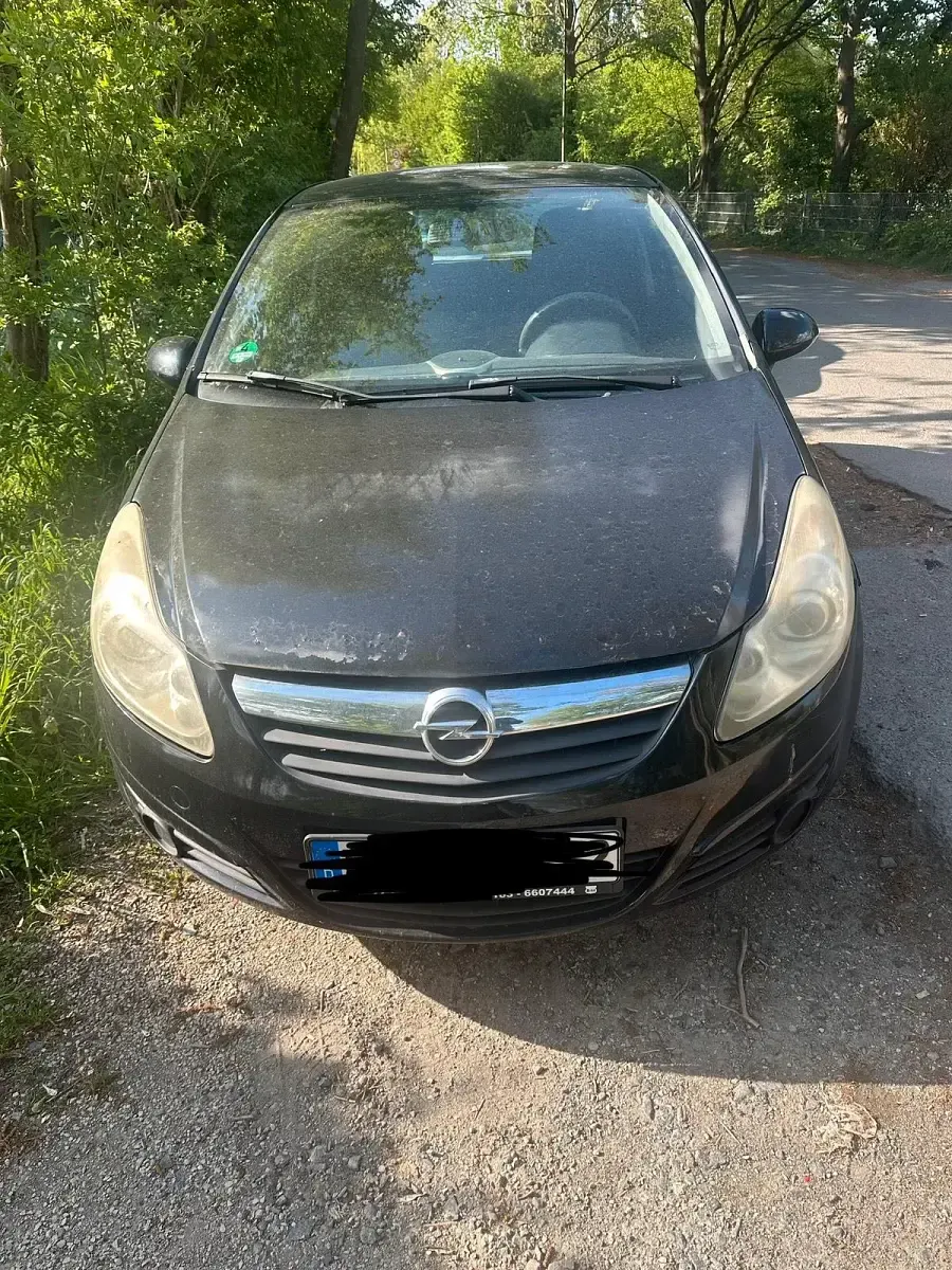 Gebraucht Opel Corsa 60 PS (44 kW) 2008 Schwarz Kleinwagen