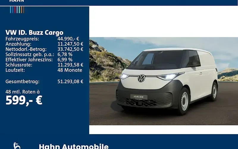 Nowe VW ID. Buzz Pro 210 kW (286 KM) 2026 Biały Minivan