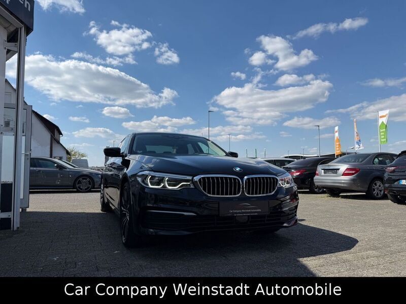 Schwarz Gebraucht 2017 BMW 520 Sport Line Limousine | 21.990 € (Guter Preis) - Bild 1/4