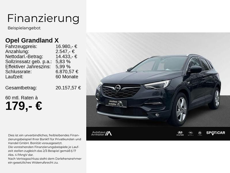 Gebraucht Opel Grandland X Ultimate 131 PS (96 kW) 2019 Grau SUV