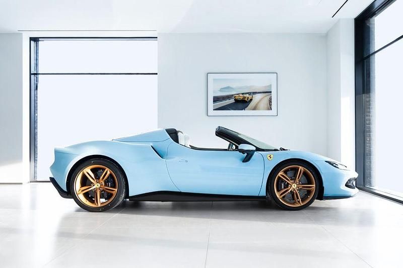 Neu Ferrari 296 829 PS (609 kW) 2026 Blau Cabrio