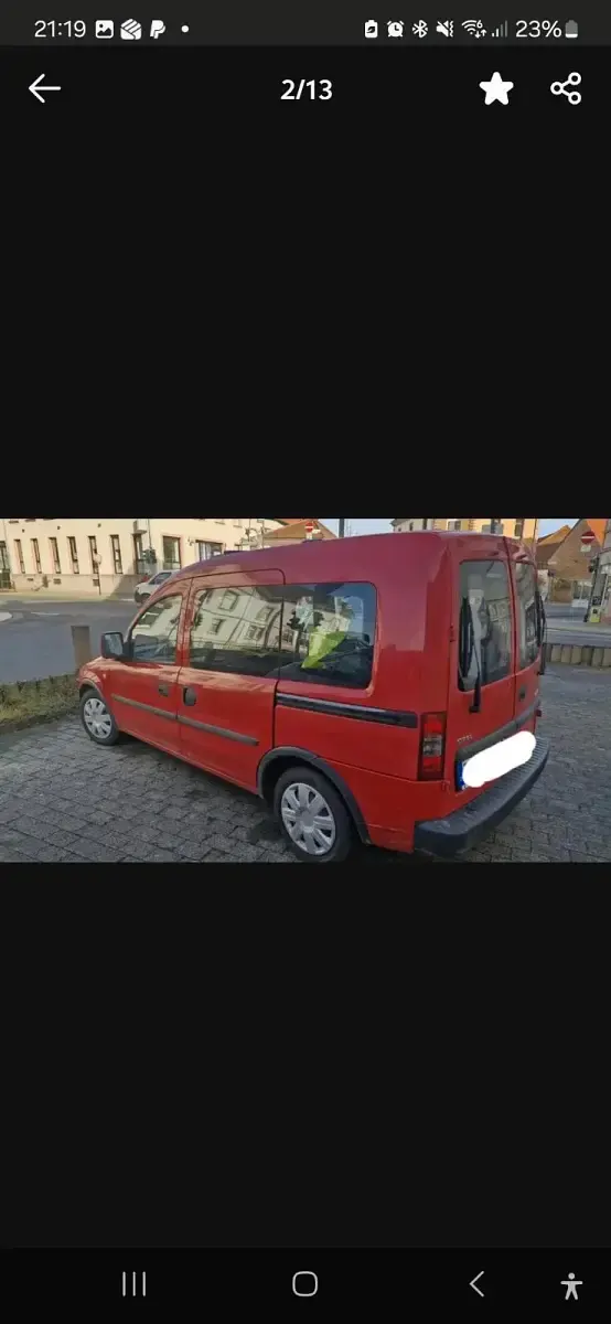 Gebraucht Opel Combo 99 PS (72 kW) 2016 Rot Van / Kleinbus
