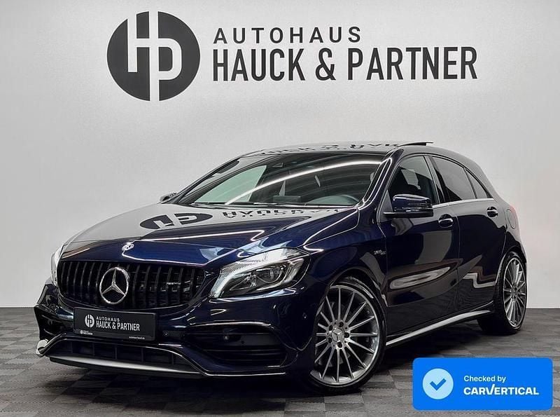 Blau Gebraucht 2017 Mercedes A45 AMG AMG Limousine | 29.990 € (Fairer Preis) - Bild 1/4