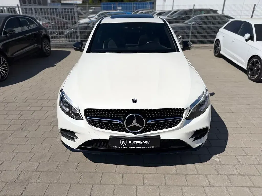 Gebraucht Mercedes GLC350 AMG line 258 PS (189 kW) 2018 Weiß Coupé