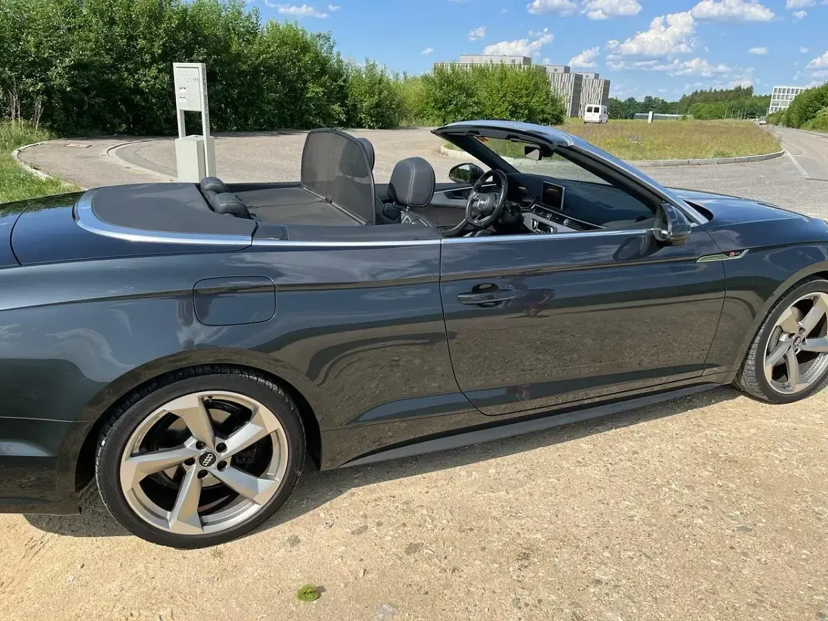 Usata Audi A5 Cabriolet S-Line 218 CV (160 kW) 2018 Grigio Cabrio