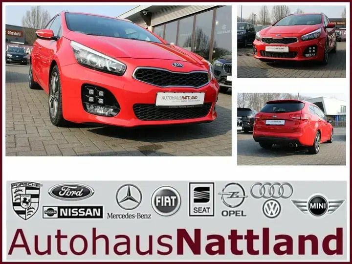 Rot Gebraucht 2016 Kia Ceed Sportswagon GT-Line Kombi | 8.950 € (Guter Preis) - Bild 1/4