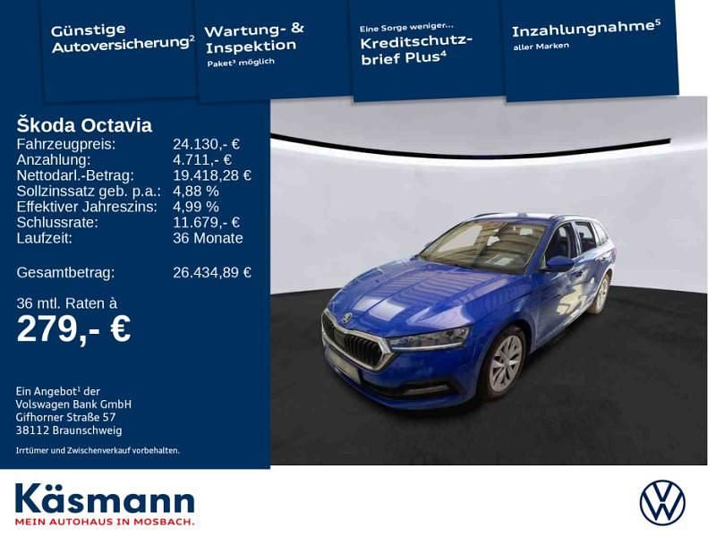 Blau Gebraucht 2023 Skoda Octavia Ambition Kombi | 24.130 € (Guter Preis) - Bild 1/4
