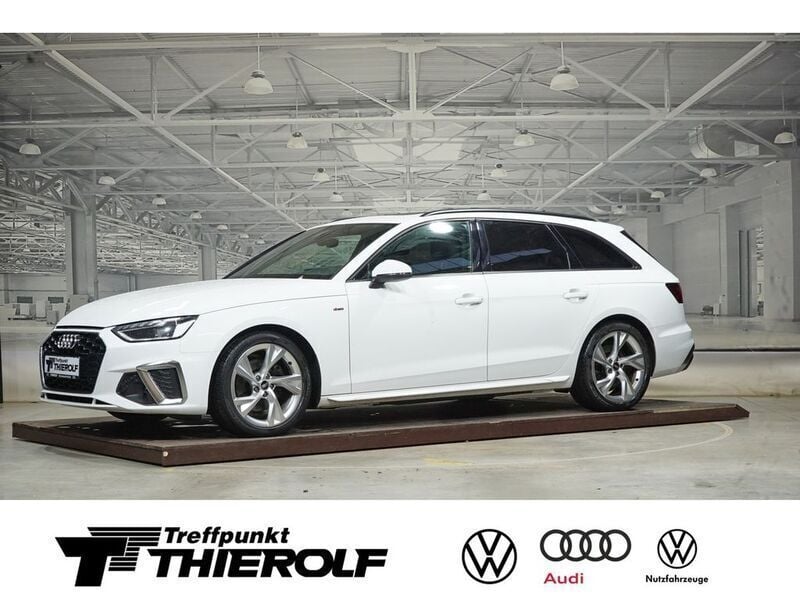 Ibisweiß Gebraucht 2021 Audi A4 S-Line Kombi | 16.950 € - Bild 1/4