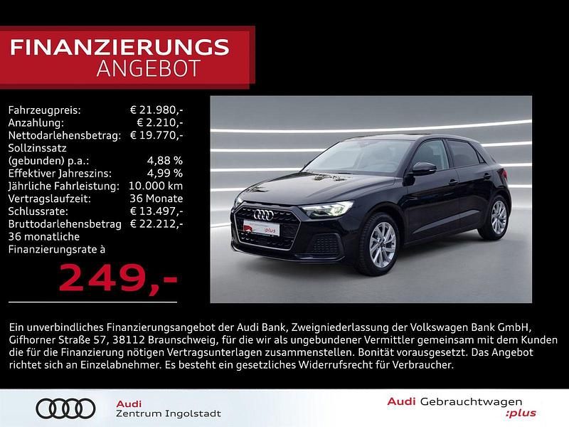 Schwarz Gebraucht 2024 Audi A1 Sportback Advanced Kleinwagen | 21.490 € (Fairer Preis) - Bild 1/3