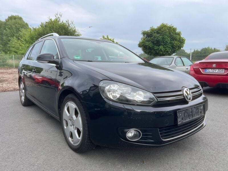 Schwarz Gebraucht 2011 VW Golf VI Style Kombi | 3.450 € (Etwas zu teuer) - Bild 1/4