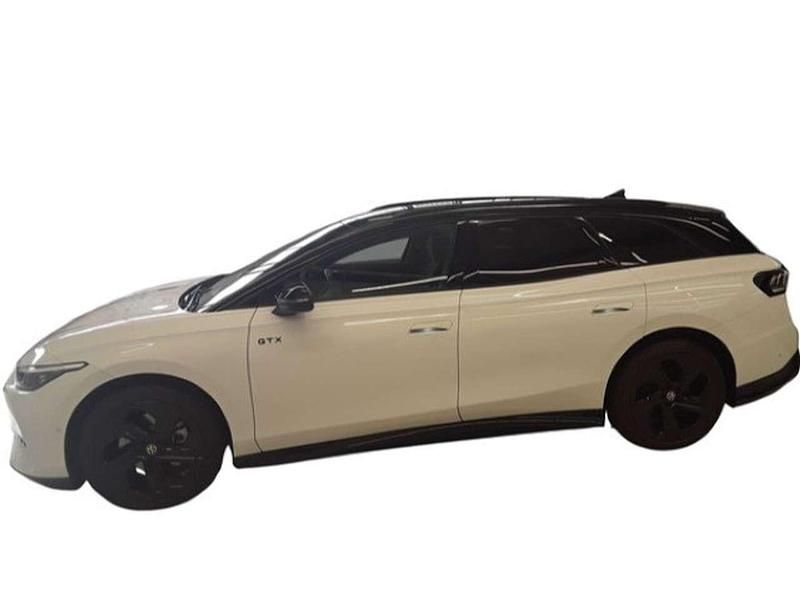 Gletscherweiß metallic/schwarz Gebraucht 2025 VW ID.7 GTX Limousine | 51.980 € (Teuer) - Bild 1/4