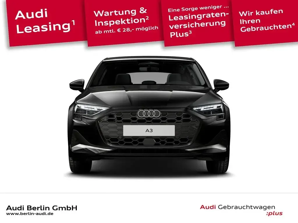 Gebraucht Audi A3 Advanced 150 PS (110 kW) 2025 Mythosschwarz metallic Limousine