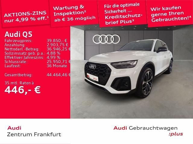 Gebraucht Audi Q5 S-Line 367 PS (269 kW) 2023 Gletscherweiß metallic SUV