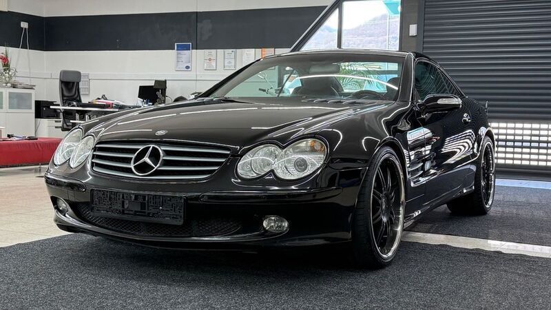 Schwarz Gebraucht 2004 Mercedes SL350 Cabrio | 16.990 € (Fairer Preis) - Bild 1/4