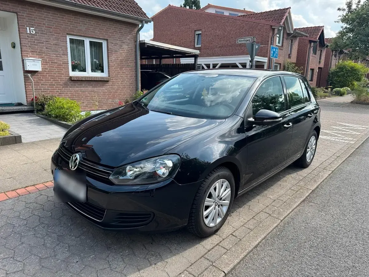 Gebraucht VW Golf VI 122 PS (89 kW) 2010 Schwarz Kleinwagen