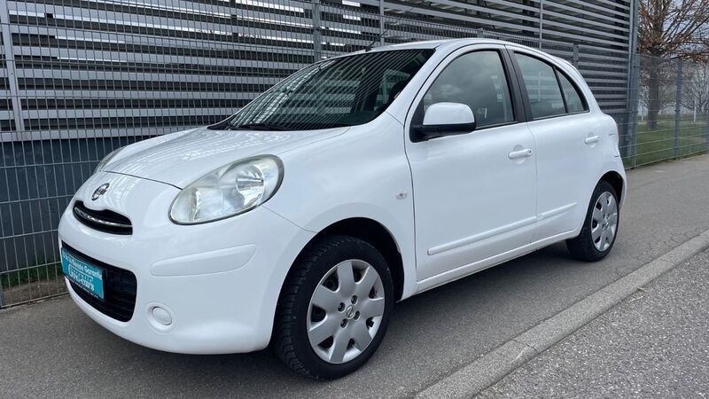 Weiß Gebraucht 2012 Nissan Micra Kleinwagen | 3.800 € (Fairer Preis) - Bild 1/4