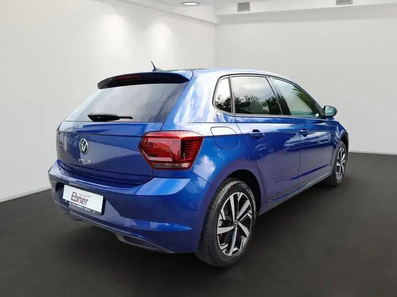 Gebraucht VW Polo Highline 110 PS (80 kW) 2021 Reef blue (metallic) Kleinwagen