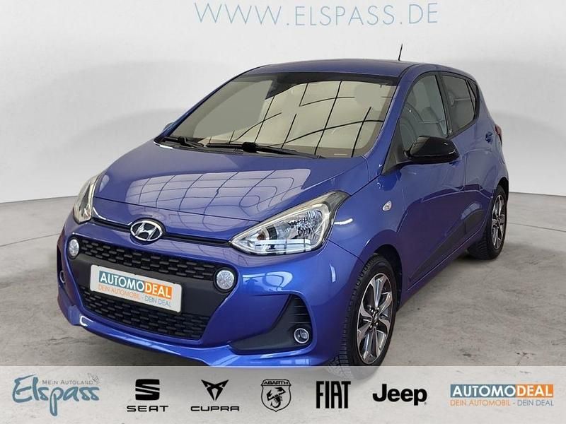 Gebraucht Hyundai i10 Passion Plus 67 PS (49 kW) 2018 Met (blau Kleinwagen