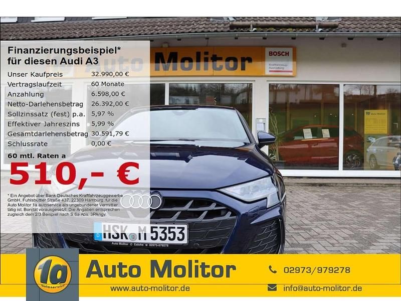 Gebraucht Audi A3 S-Line 150 PS (110 kW) 2025 Blau Limousine