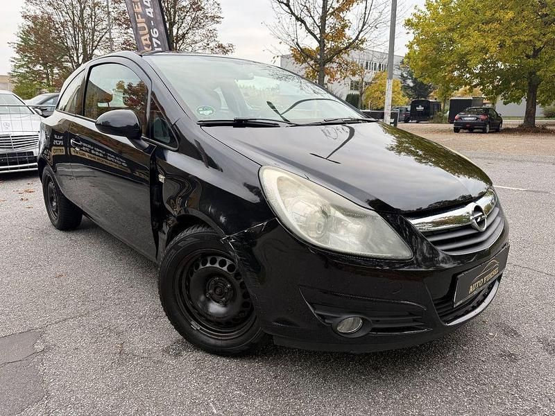Schwarz Gebraucht 2009 Opel Corsa Innovation Limousine | 1.490 € (Guter Preis) - Bild 1/4