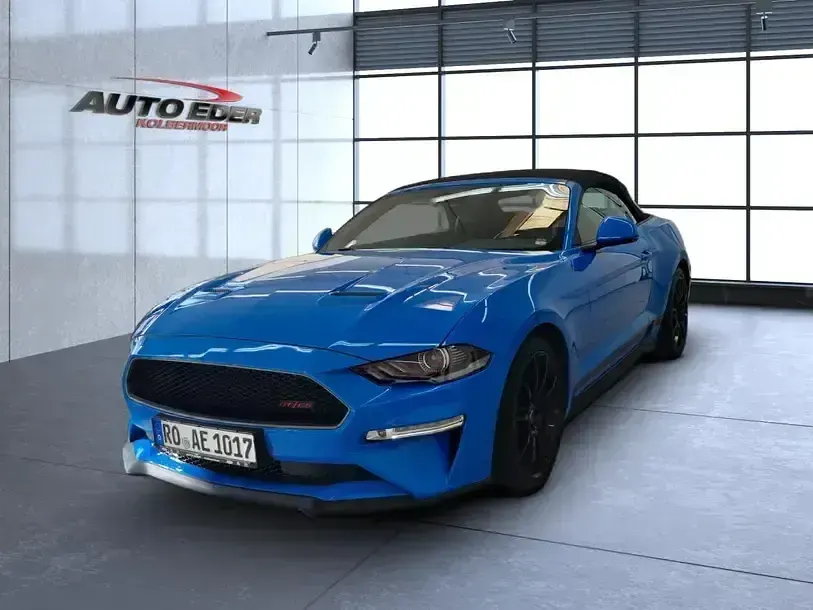Gebraucht Ford Mustang GT Convertible 449 PS (330 kW) 2024 Grabber blue (blau) Cabrio