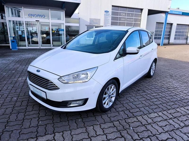 Gebraucht Ford C-MAX Titanium 120 PS (88 kW) 2017 Frostweiß Van / Kleinbus