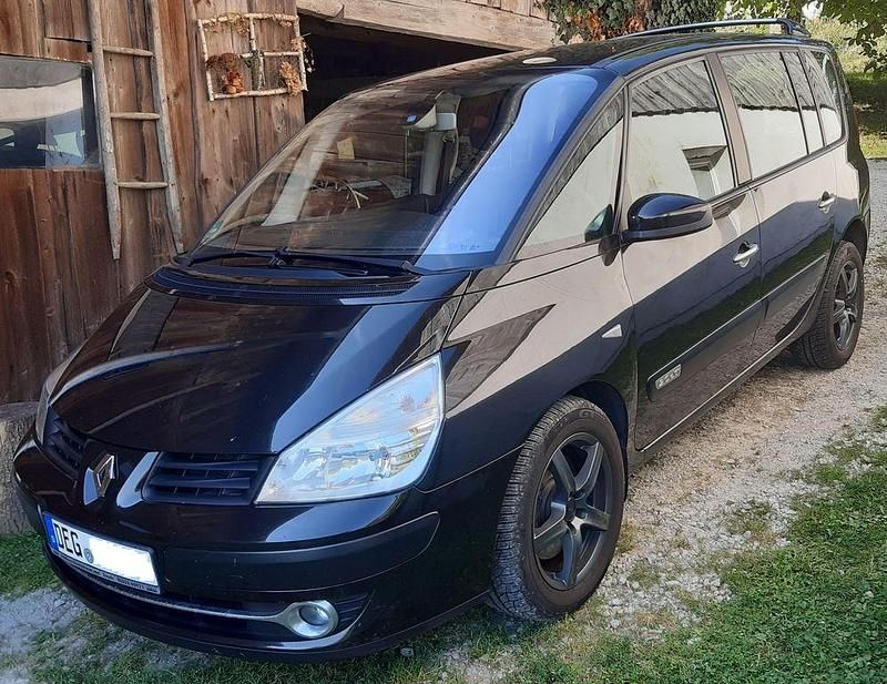 Gebraucht Renault Espace Dynamique 150 PS (110 kW) 2007 Schwarz Van / Kleinbus