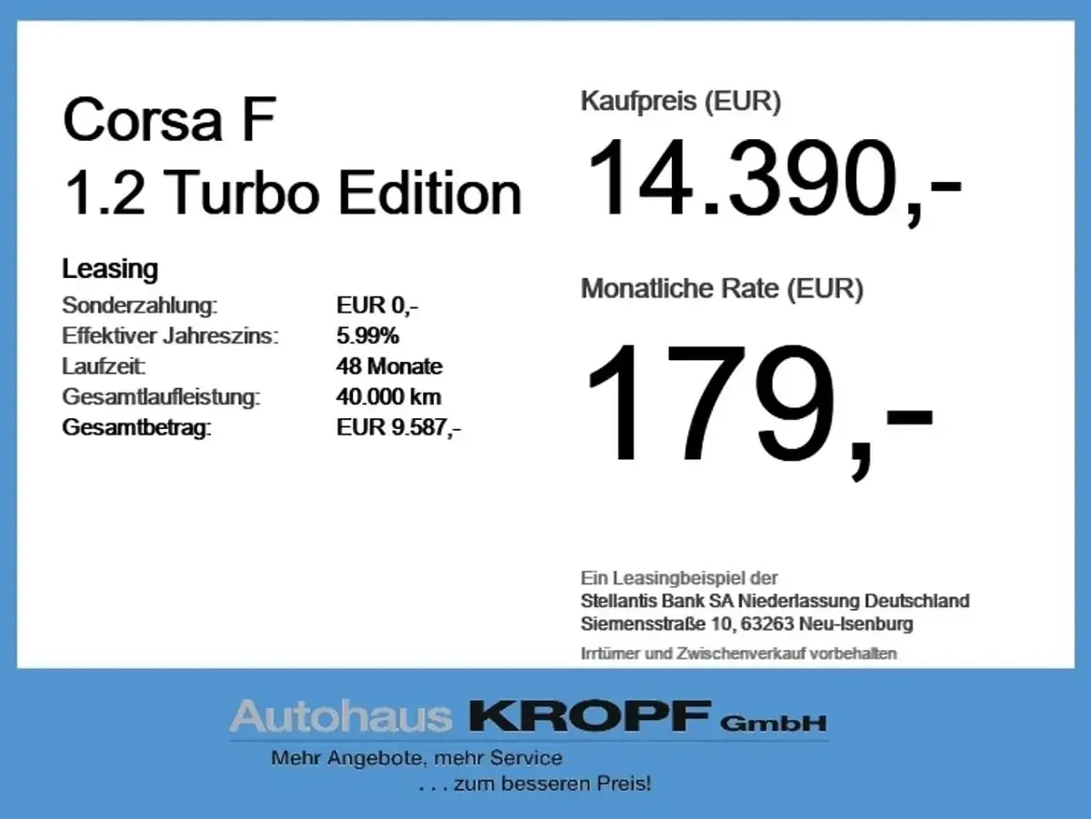 Gebraucht Opel Corsa Edition 101 PS (74 kW) 2022 Karbon schwarz Kleinwagen
