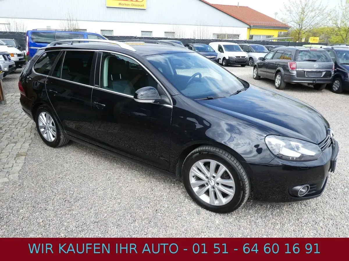 Gebraucht VW Golf VI Style 122 PS (89 kW) 2011 Schwarz Kleinwagen