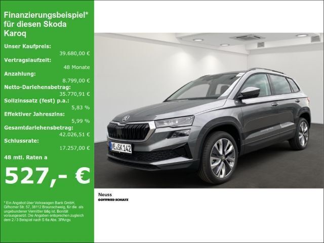 Grau Gebraucht 2025 Skoda Karoq Selection SUV | 39.680 € (Teuer) - Bild 1/4