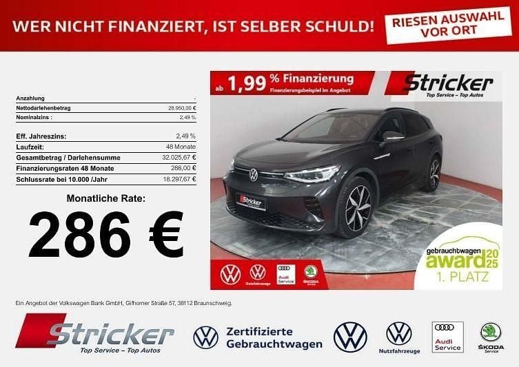Gebraucht VW ID.4 GTX 219 kW (299 PS) 2021 Mangangrau metallic (metallic) SUV