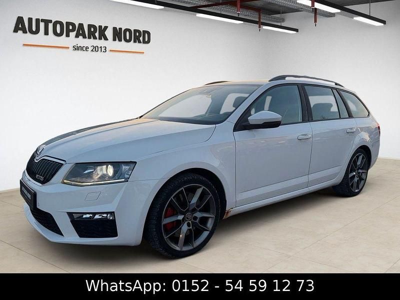 Candyweiss Gebraucht 2014 Skoda Octavia vRS Kombi | 10.699 € (Superpreis) - Bild 1/4
