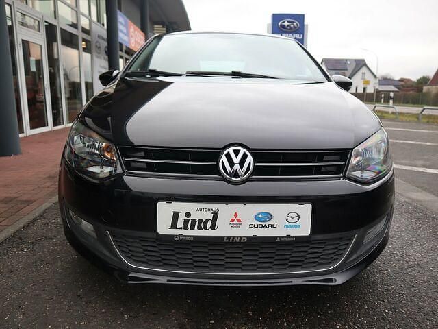 Gebraucht VW Polo Style 69 PS (50 kW) 2011 Schwarz Kleinwagen