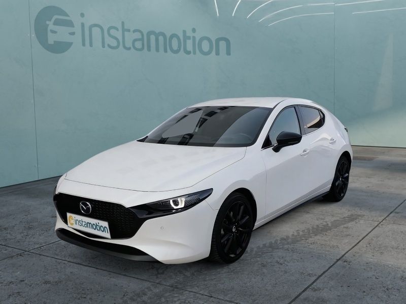 Weiß Gebraucht 2023 Mazda 3 Limousine | 25.790 € (Fairer Preis) - Bild 1/4