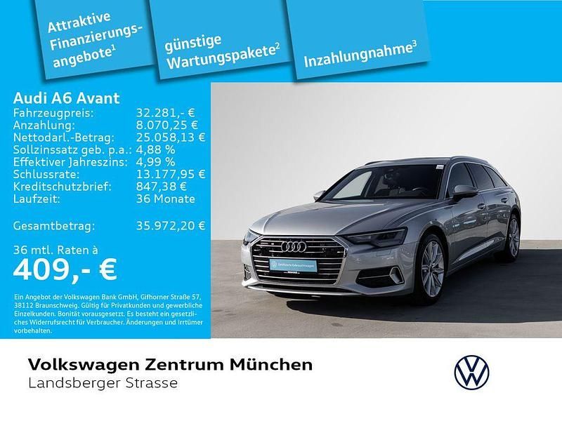Silber Gebraucht 2021 Audi A6 Sport Kombi | 32.281 € (Superpreis) - Bild 1/2