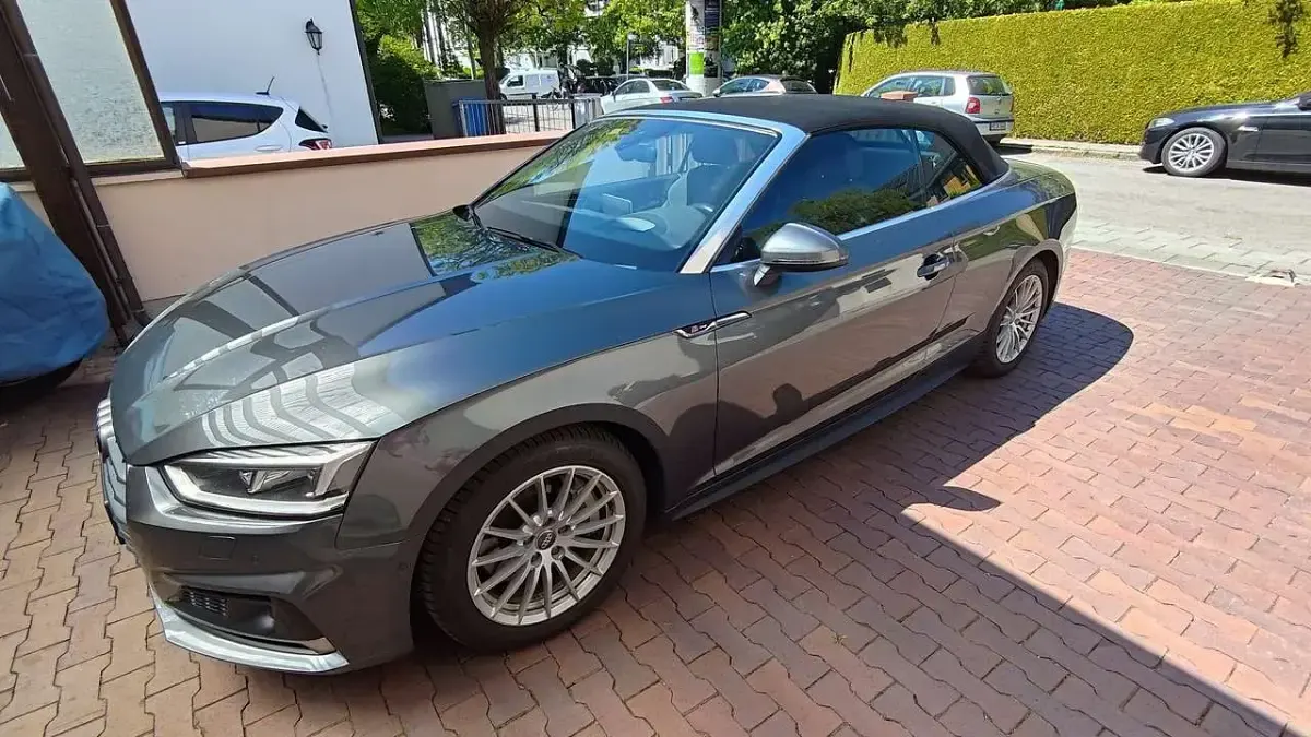 Usata Audi A5 Cabriolet Sport 252 CV (185 kW) 2017 Grigio Cabrio